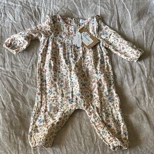 Angel Dear Floral Baby Romper